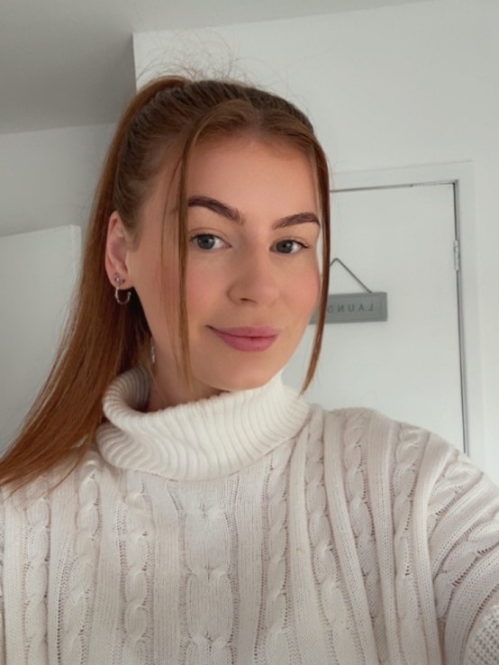 Woman looking at the camera